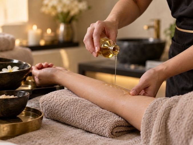 Luxury restorative body spa treatment