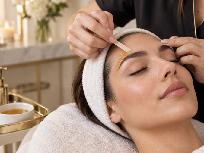 Professional eyebrow waxing and shaping