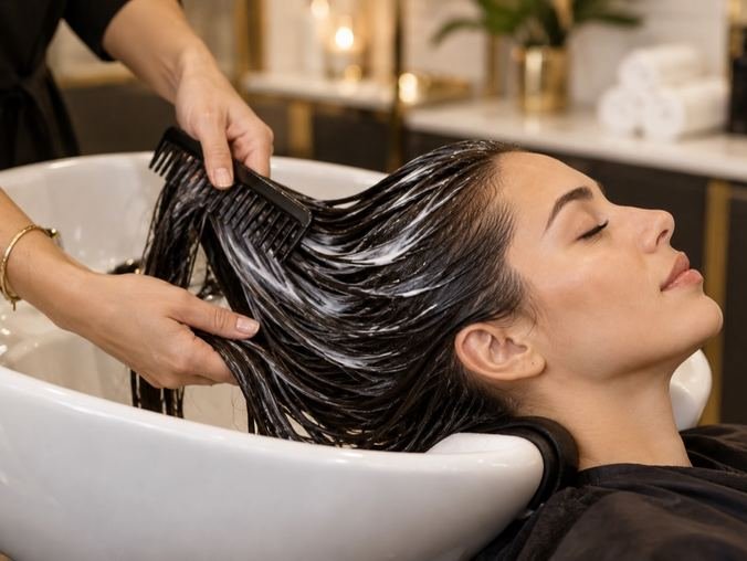 Restorative professional hair treatment