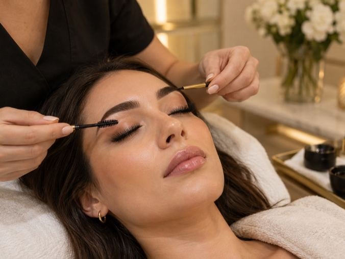 Brow and lash beauty treatment