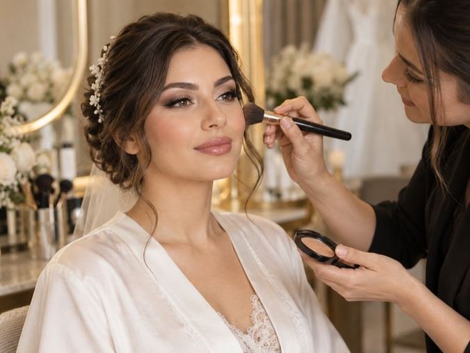 Luxury professional bridal makeup