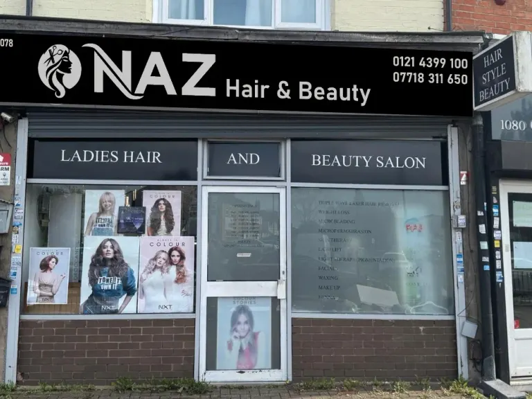 Naz Hair and Beauty salon exterior